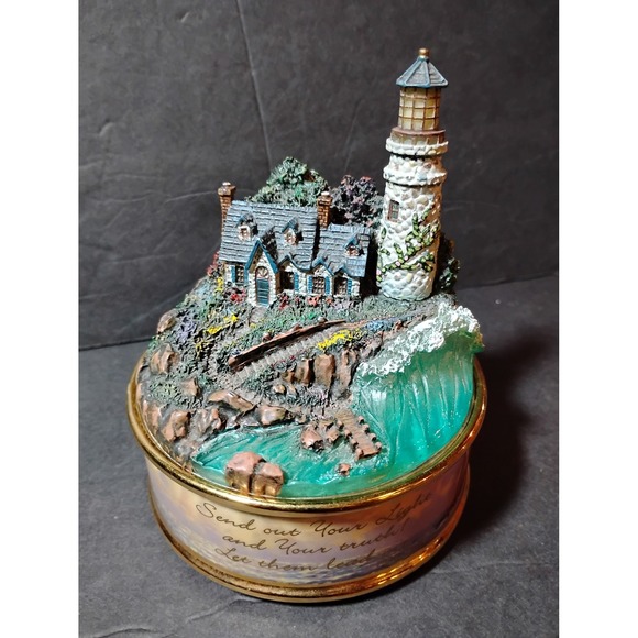 Thomas Kinkade | Accents | Thomas Kinkade Sea Tranquility Lighthouse ...